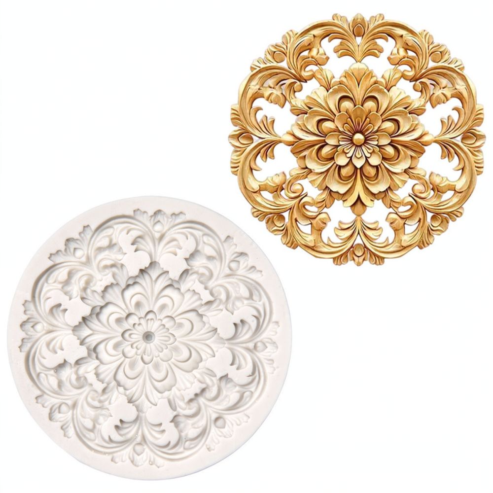 Moule en silicone rond à motif - Silicone Epoxy Resin Molds Set avis et prix