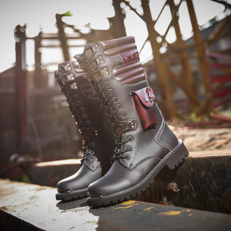 Hommes genou haute bottes en c - Craft Tools avis et prix
