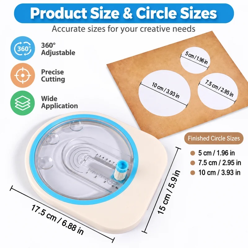 360 °   Coupe-papier circulair - Scrapbooking avis et prix